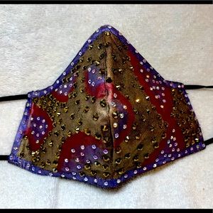 Rhinestone Face Mask
